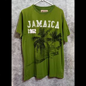 Surf Classic Jamaica 1962 T-shirt Men's Sz XL green